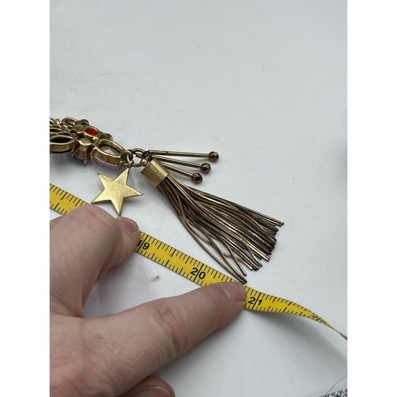 J.‎ Crew Iridescent Pink Rhinestone
Star Tassel Charm Pendant
Necklace - Picture 16 of 16